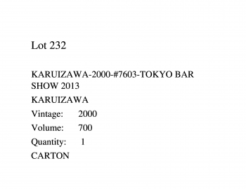 Lot 232